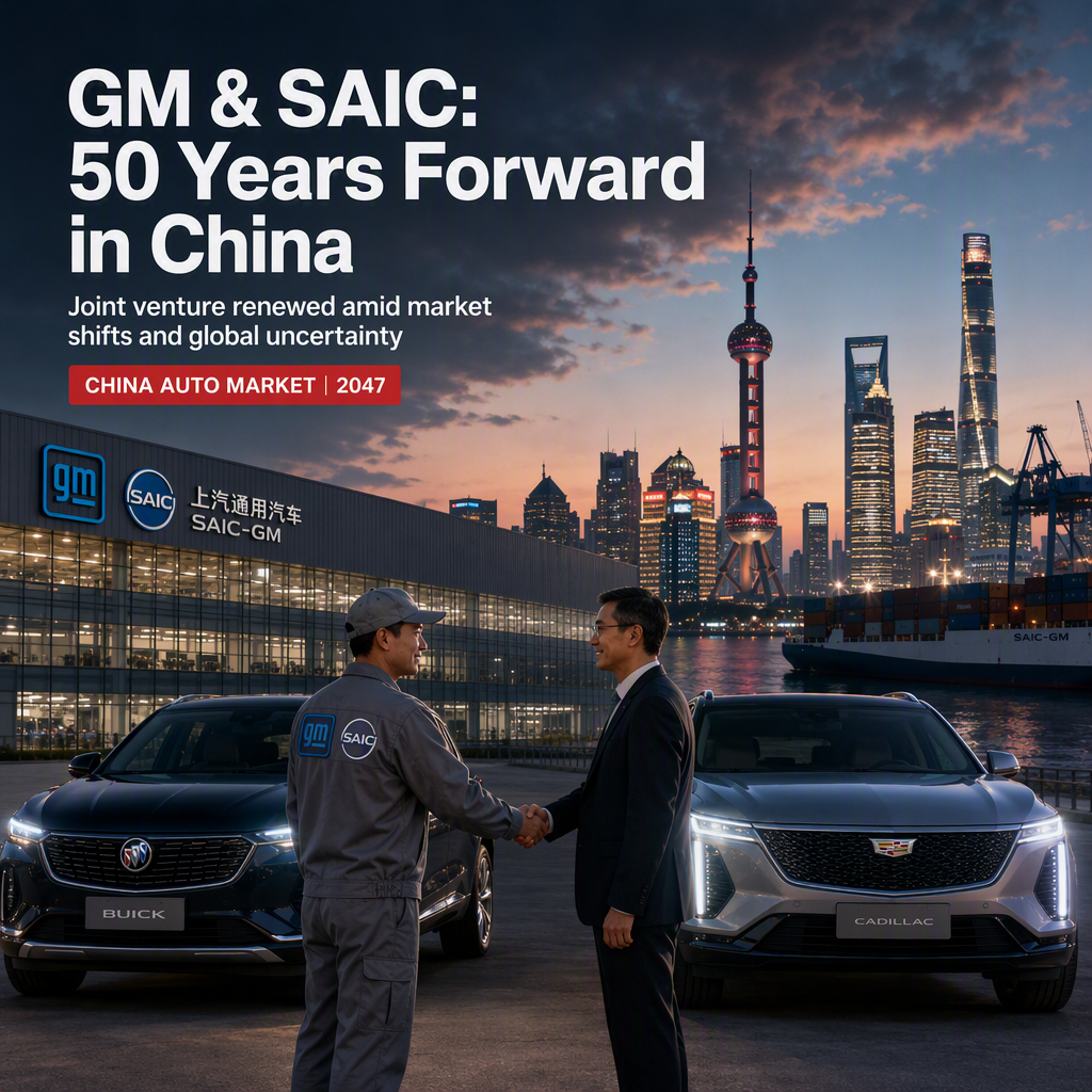 GM and SAIC Extend 50-Year Joint Venture Amid Shifting China Auto Market and Geopolitical Tensions