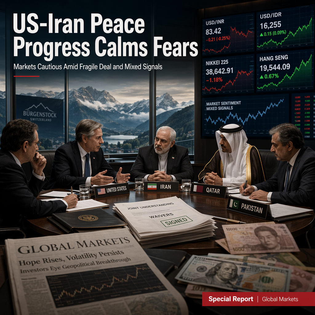 Progress in US-Iran Peace Talks Eases Geopolitical Fears but Markets Remain Cautious Amid Mixed Signals
