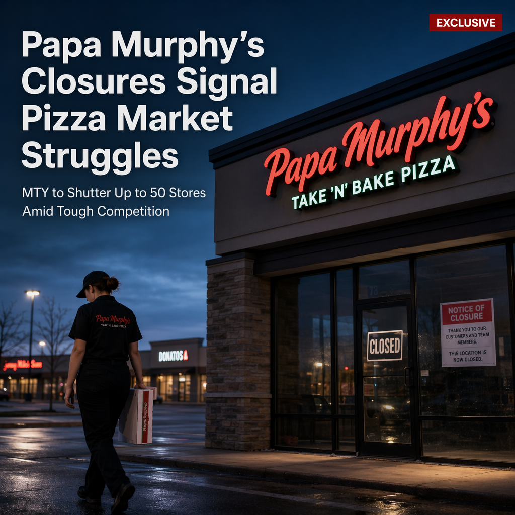 MTY Food Group to Close Up to 50 Papa Murphy's Stores Amid Sales Slump and Competitive Pressures