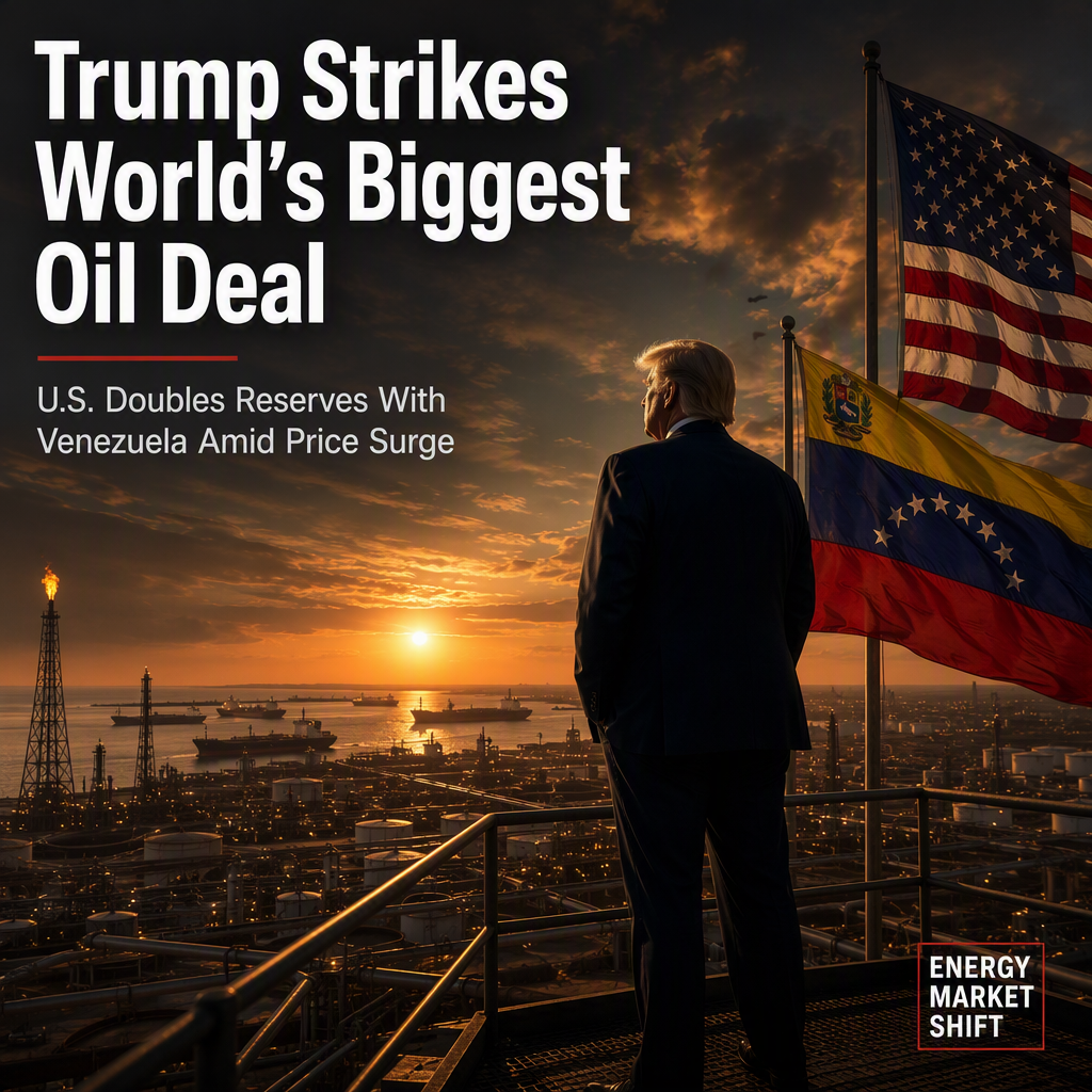Trump Secures Historic Oil Deal with Venezuela, Doubling U.S. Reserves Amid Rising Energy Prices