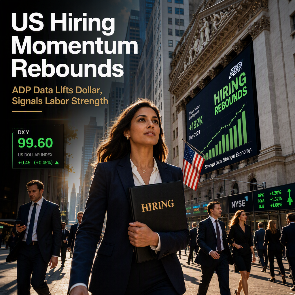 US Private-Sector Hiring Accelerates as ADP 4-Week Average Rises to 16.25K