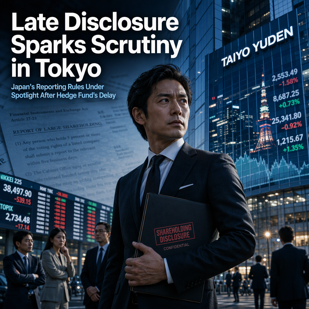 Situational Awareness's Late Disclosure Highlights Gaps in Japan's Shareholding Reporting Rules