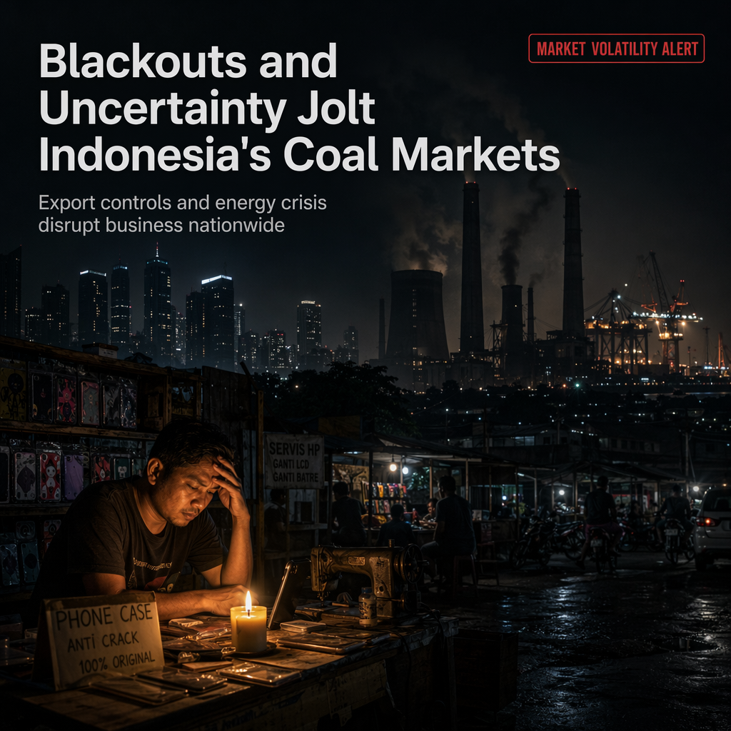 Indonesia's Rolling Blackouts Spark Commodity Market Volatility Amid Coal Export Controls