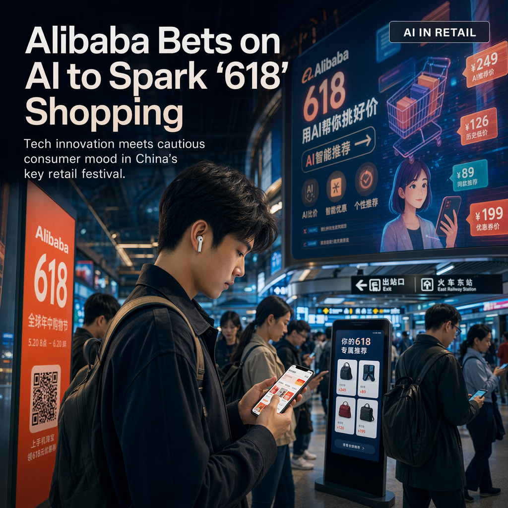 Alibaba Deploys AI Tools to Boost Engagement Amid Subdued '618' Shopping Festival