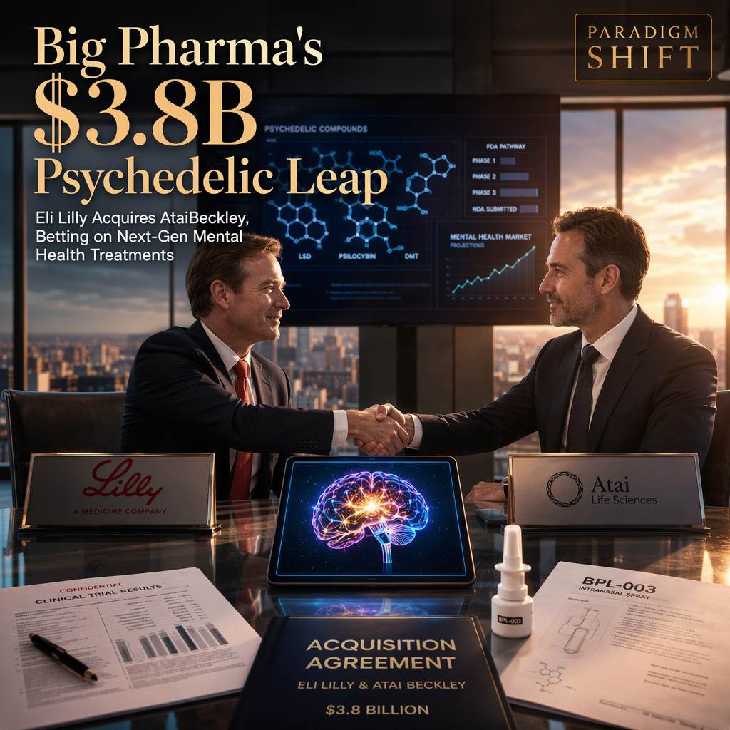 Eli Lilly's $3.8 Billion Acquisition of AtaiBeckley Signals Big Pharma's Bet on Psychedelic Mental Health Treatments