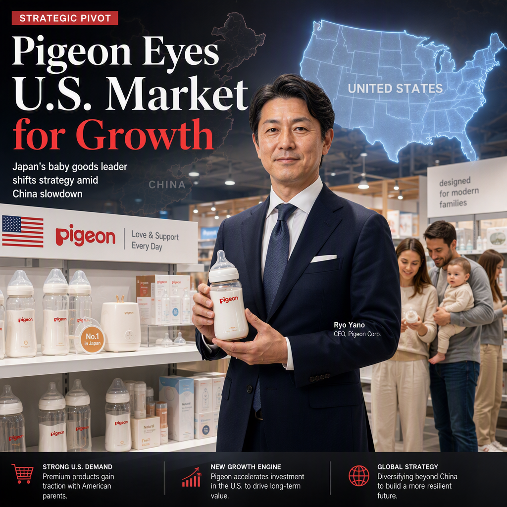Pigeon Eyes U.S. Market as Growth Engine Amid China Slowdown