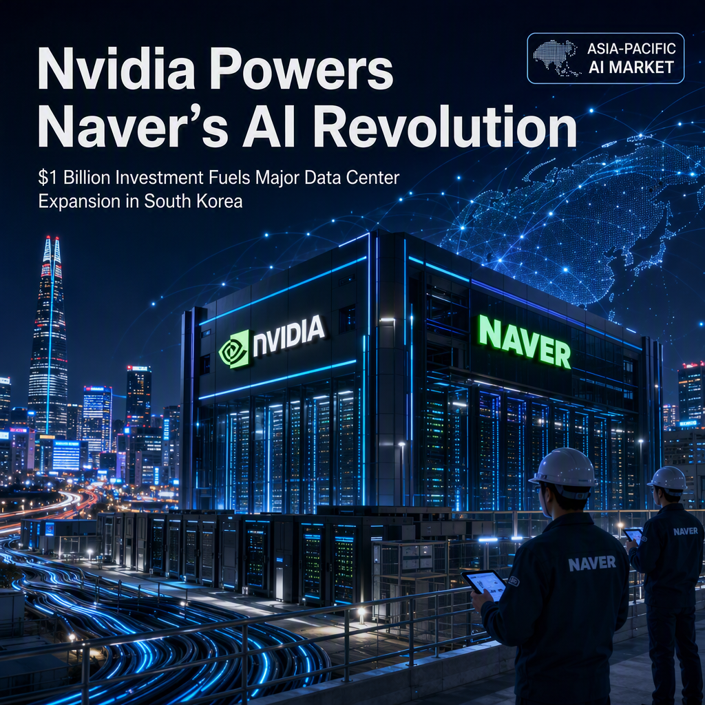 Nvidia Commits $1 Billion to Naver for Major AI Data Center Expansion in South Korea