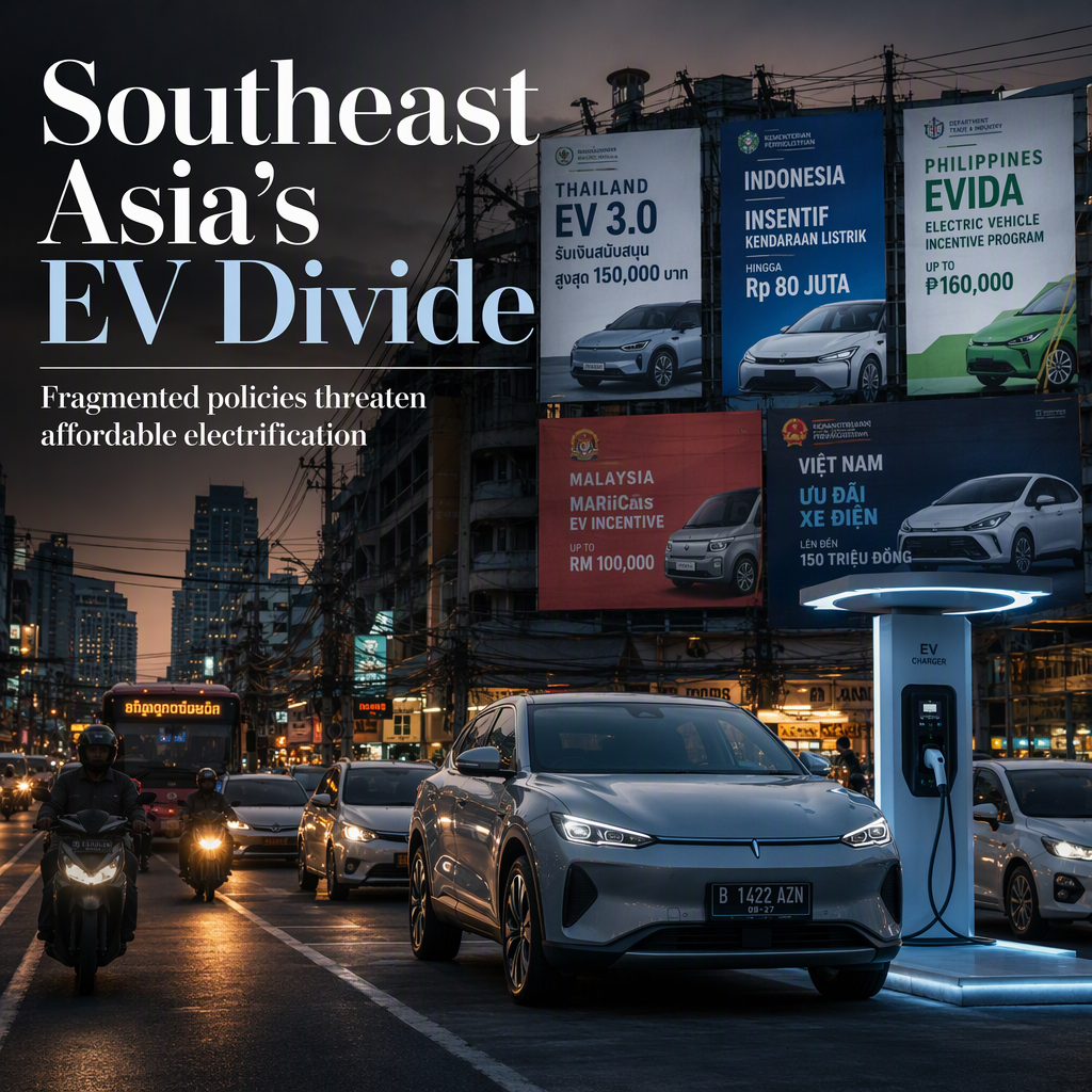Fragmented Policies Threaten Southeast Asia's Electric Vehicle Adoption