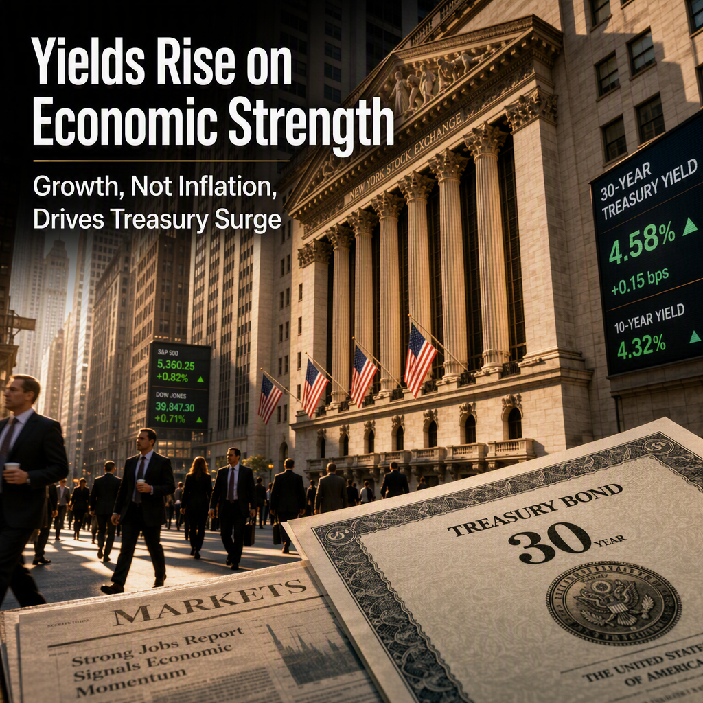 Rising Long-Term Treasury Yields Driven by Robust Economic Growth, Not Inflation