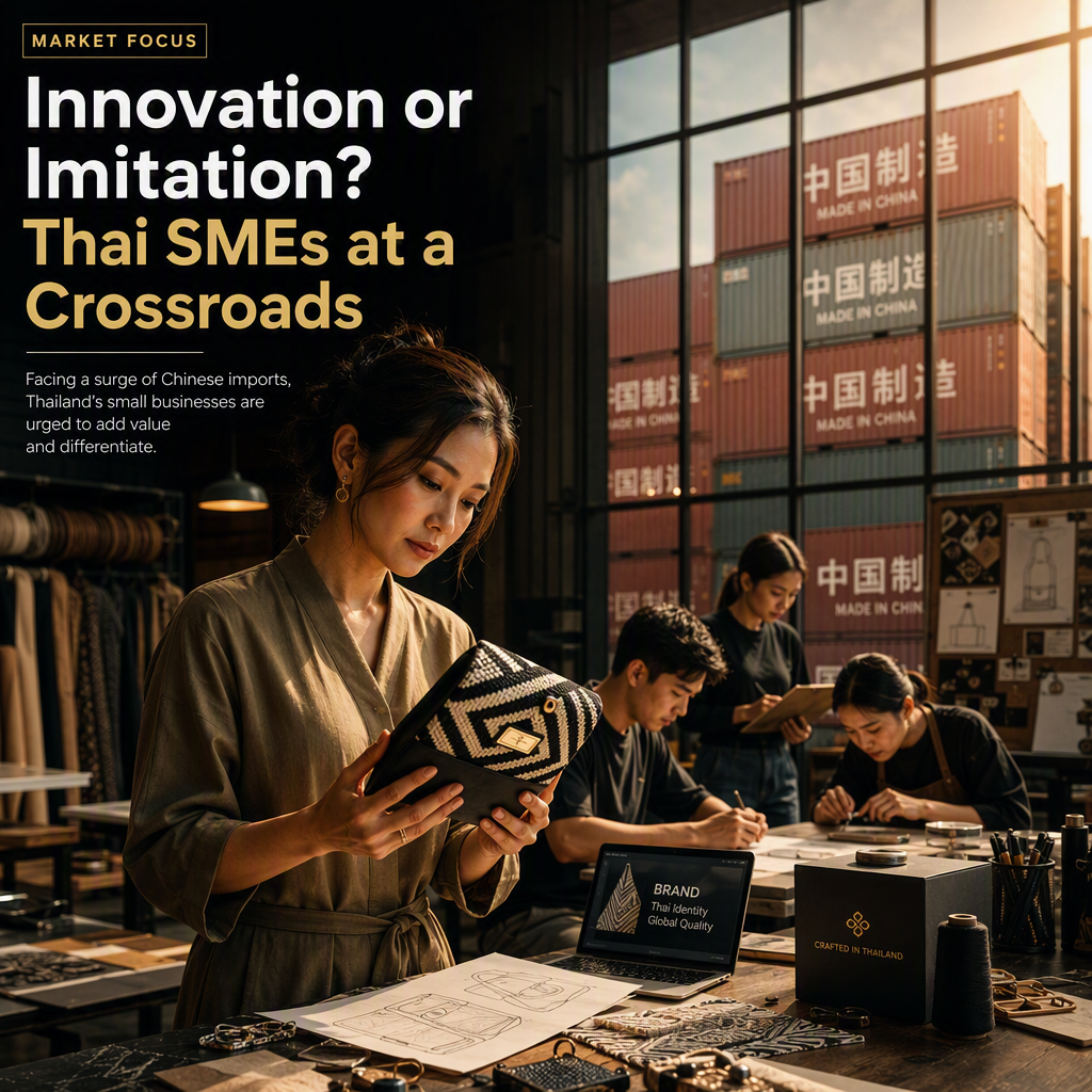 Thai SMEs Urged to Innovate Amid Rising Competition from Chinese Imports
