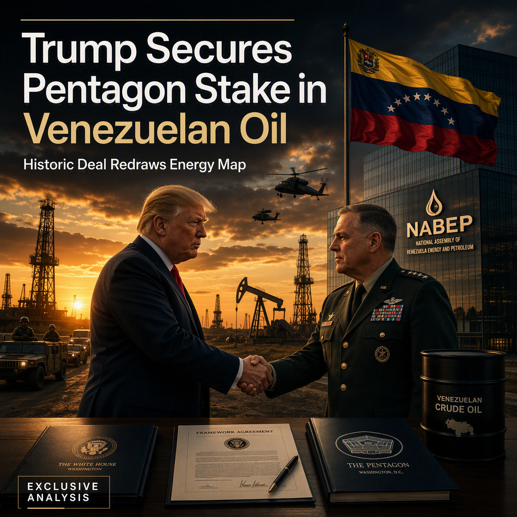 Trump Administration Secures Pentagon Equity Stake in Massive Venezuela Oil Deal