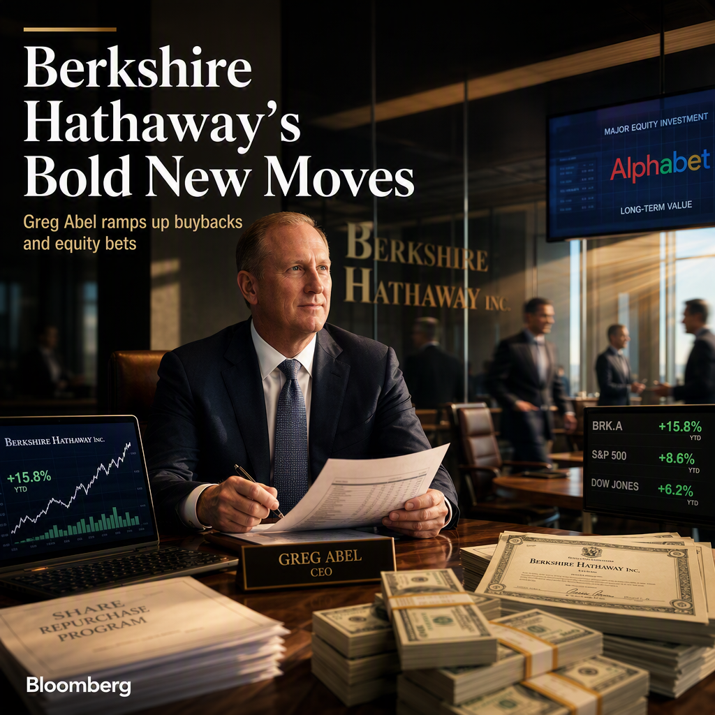 Berkshire Hathaway Deploys Cash for Buybacks and Major Equity Investments Under New CEO Greg Abel