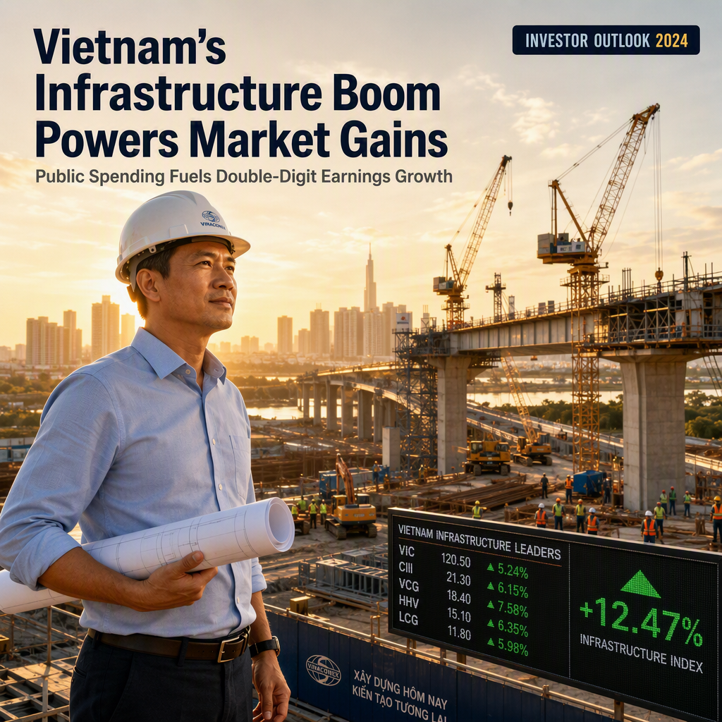 Vietnam's Public Spending Surge Drives Double-Digit Earnings Growth for Infrastructure Sector