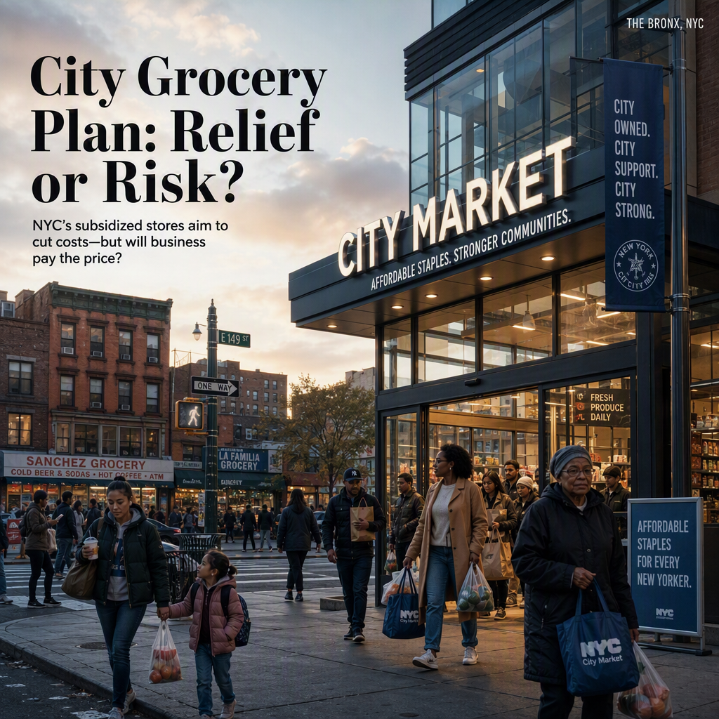 NYC Mayor Mamdani Proposes City-Owned Grocery Stores with Subsidized Staples