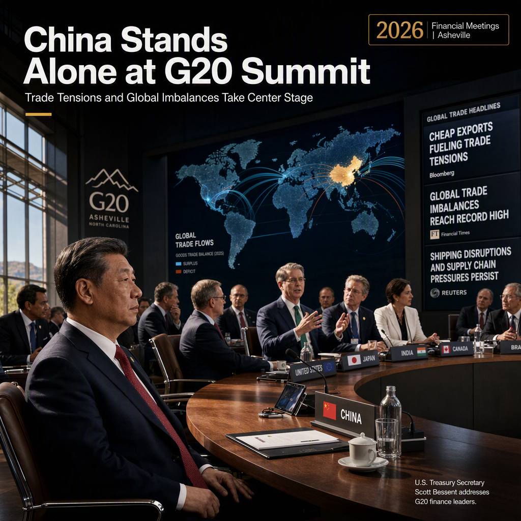 China Stands Alone in Dissenting G20 Statement on Cheap Exports and Global Trade Imbalances