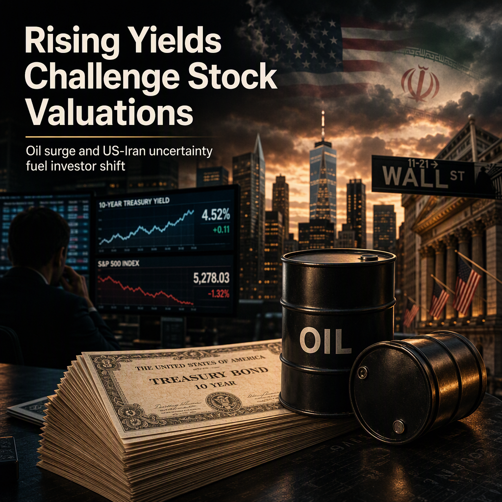 Rising Bond Yields Undermine Equity Valuations Amid Oil Price Surge and US-Iran Uncertainty