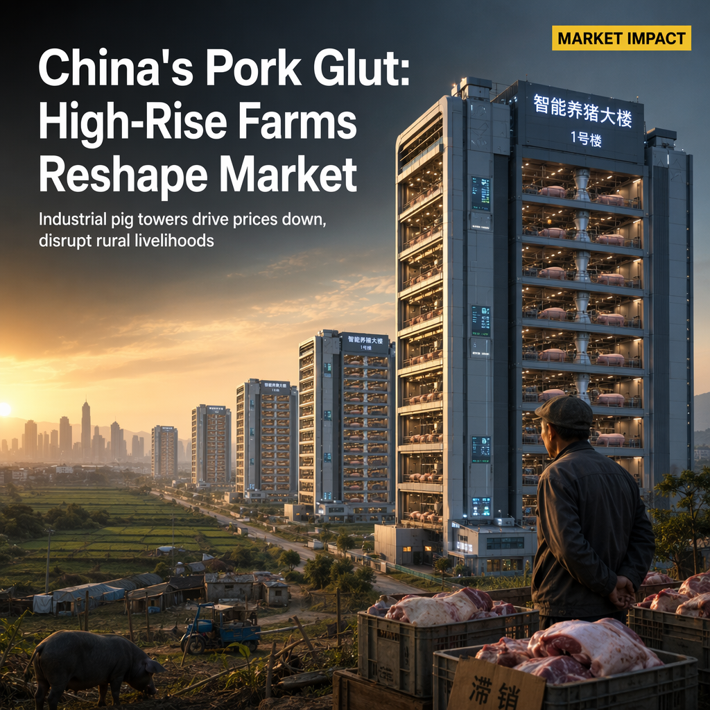 China's High-Rise Pig Farms Trigger Pork Glut and Prolonged Price Decline