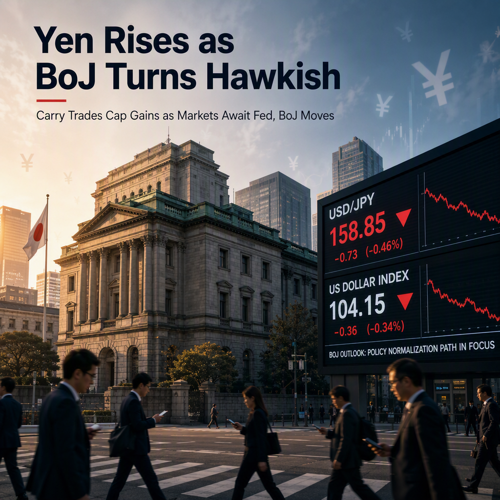 Japanese Yen Strengthens on Hawkish BoJ Outlook Despite Persistent Carry Trades