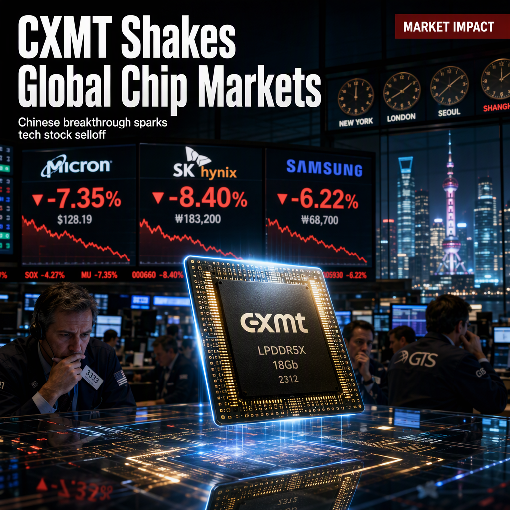 CXMT's Memory Chip Breakthrough Triggers Global Tech Stock Selloff