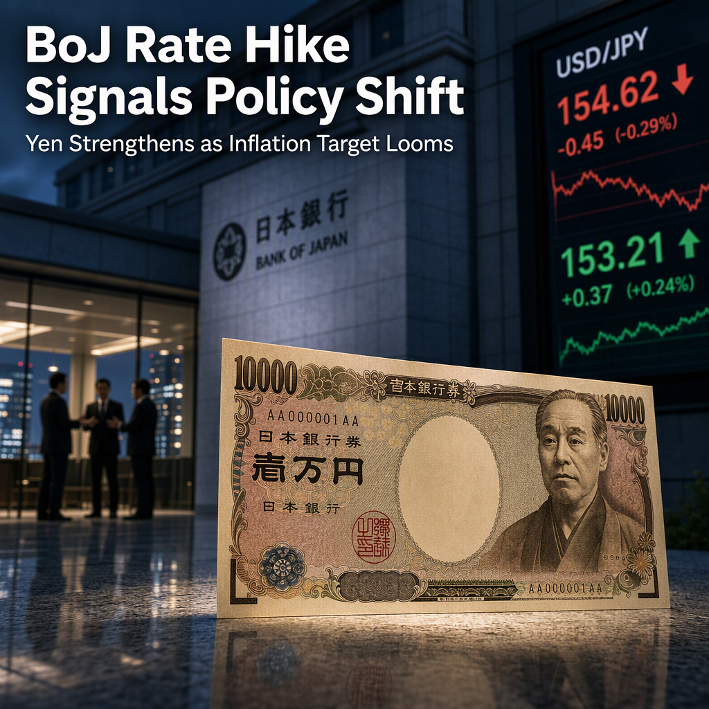 Bank of Japan's Latest Rate Hike Targets Inflation Amid Yen Weakness Concerns