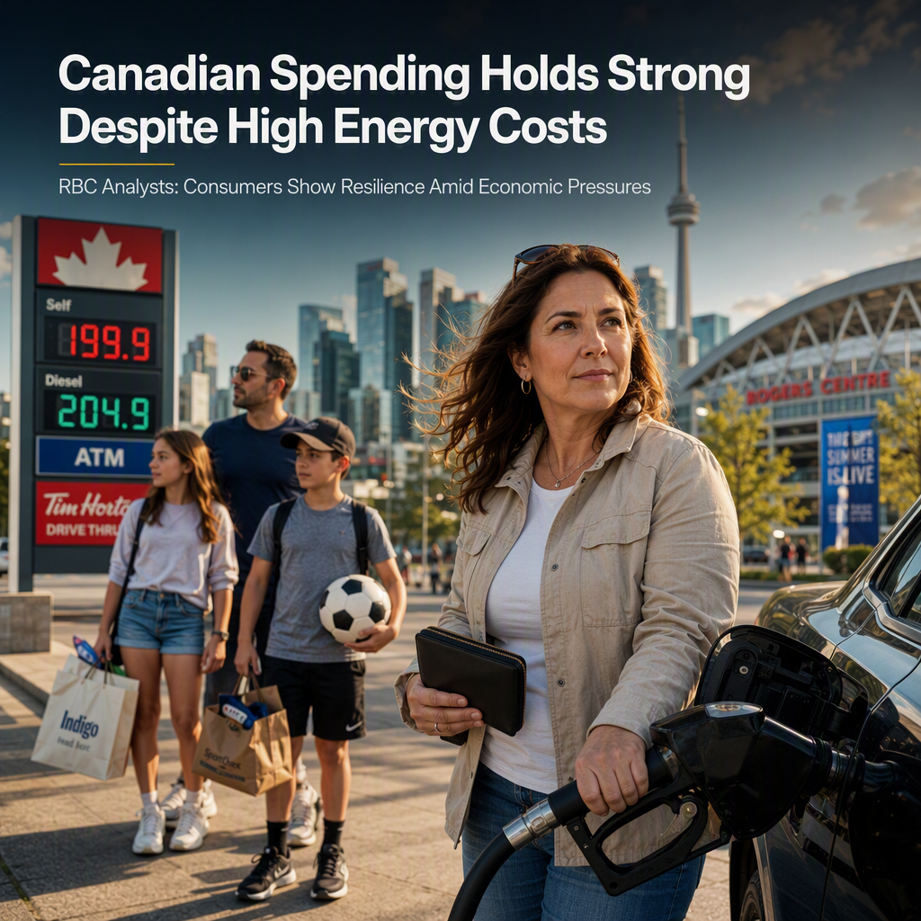 Canadian Consumers Sustain Spending Despite Rising Energy Costs, Says RBC