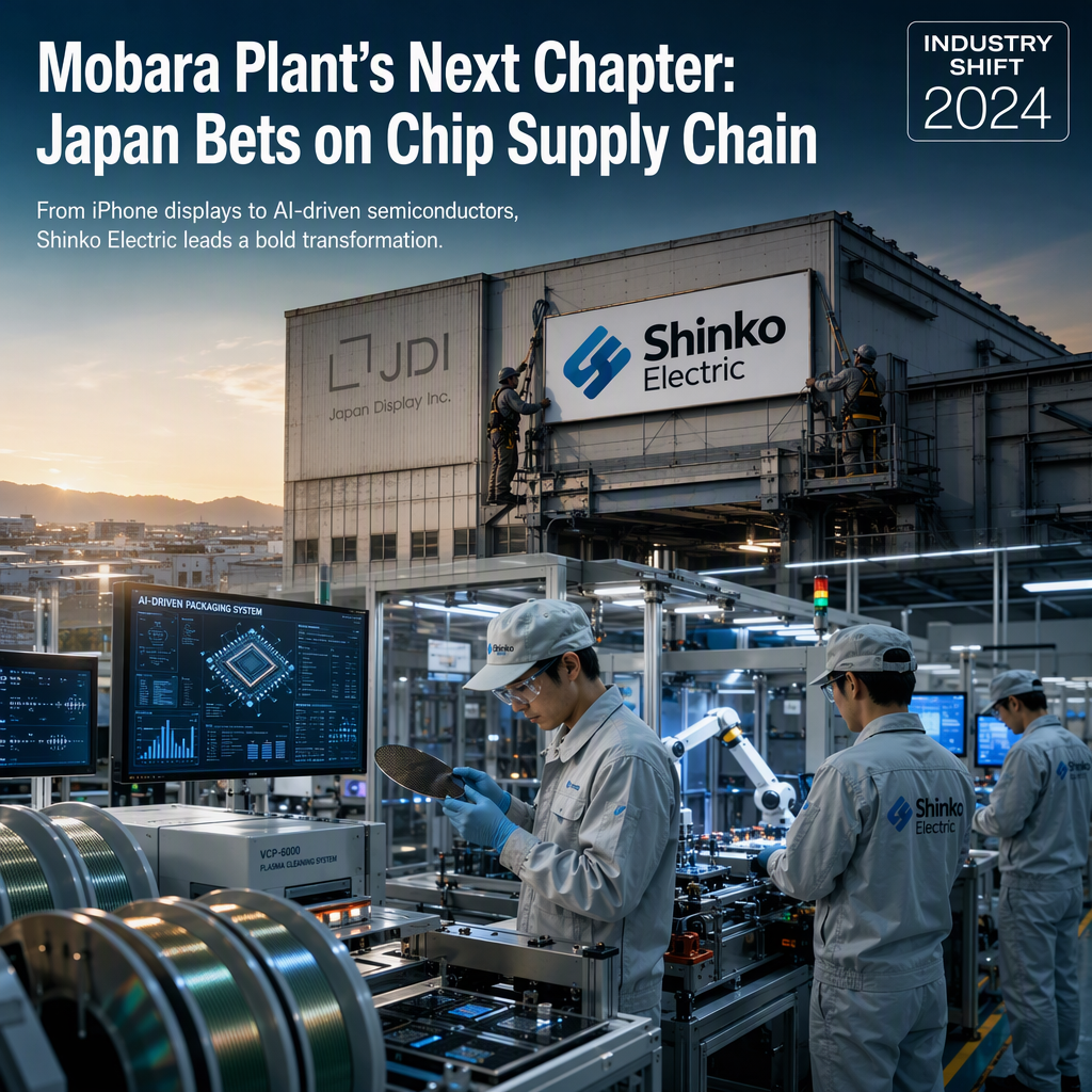 Former iPhone Display Plant in Japan Transforms Into Chip Supply Chain Hub Under Shinko Electric