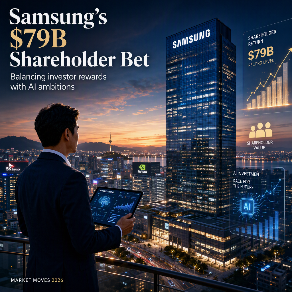 Samsung Announces Record $79 Billion Shareholder Return Amid AI Investment Pressures