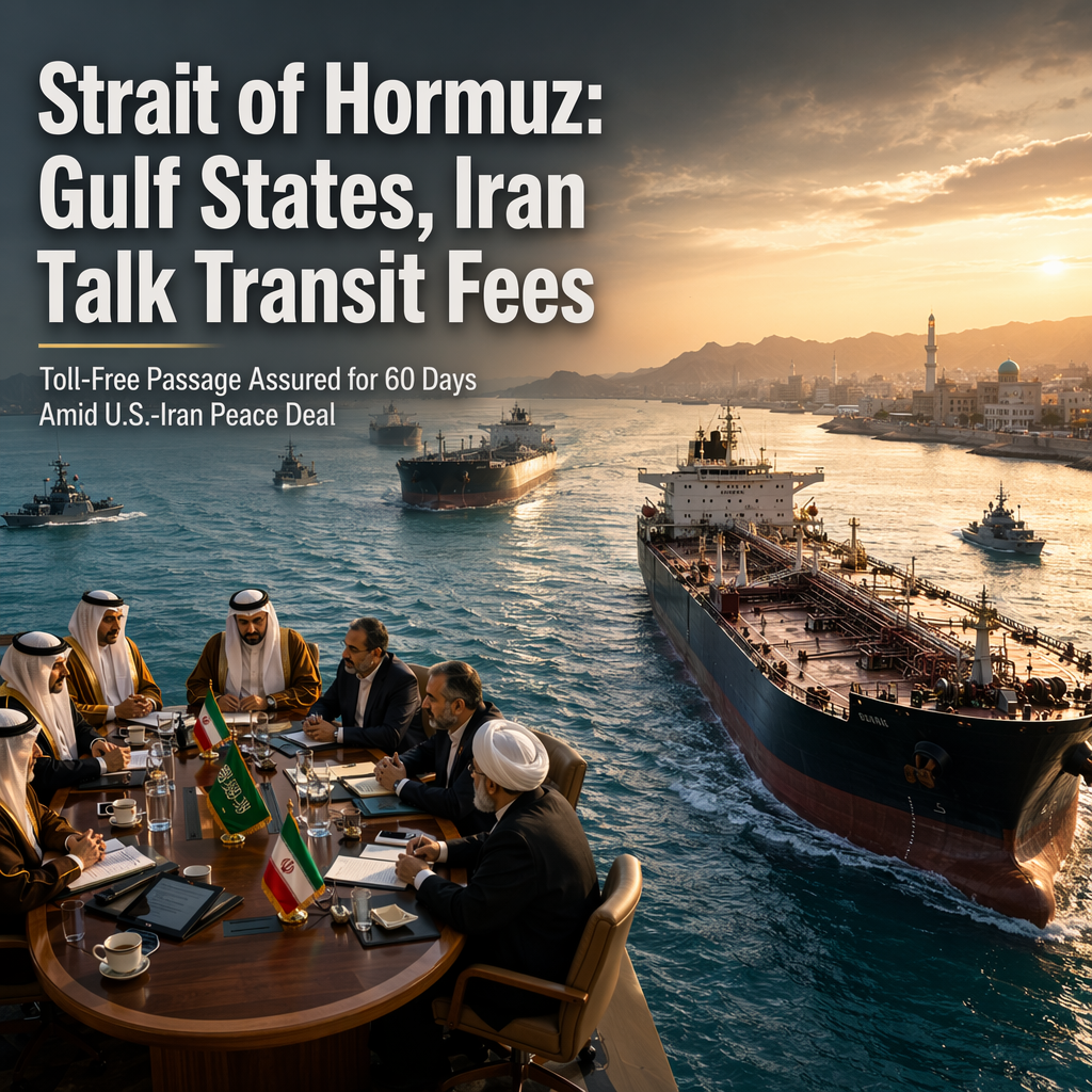 Gulf States and Iran Begin Talks on Strait of Hormuz Transit Fees Amid U.S.-Iran Interim Peace Deal