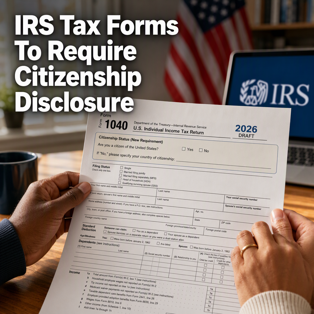 Trump Administration Proposes Citizenship Disclosure Requirement on IRS Tax Forms
