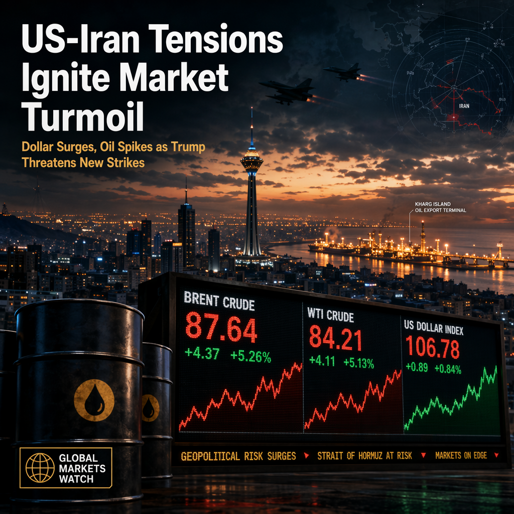 US-Iran Tensions Escalate as Trump Threatens New Strikes, Lifting US Dollar and Fueling Inflation Concerns