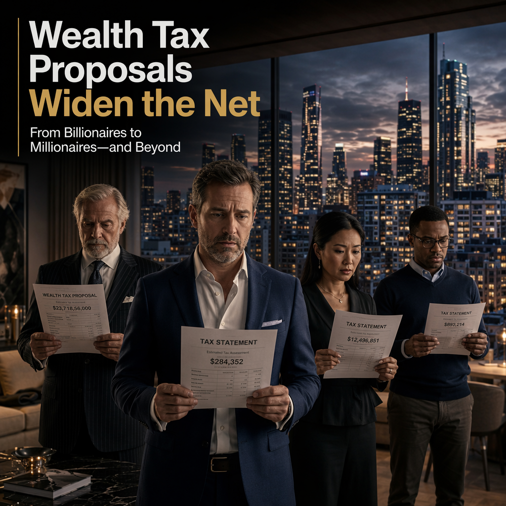 Progressive Wealth Tax Proposals Expand Beyond Billionaires, Targeting Millionaires