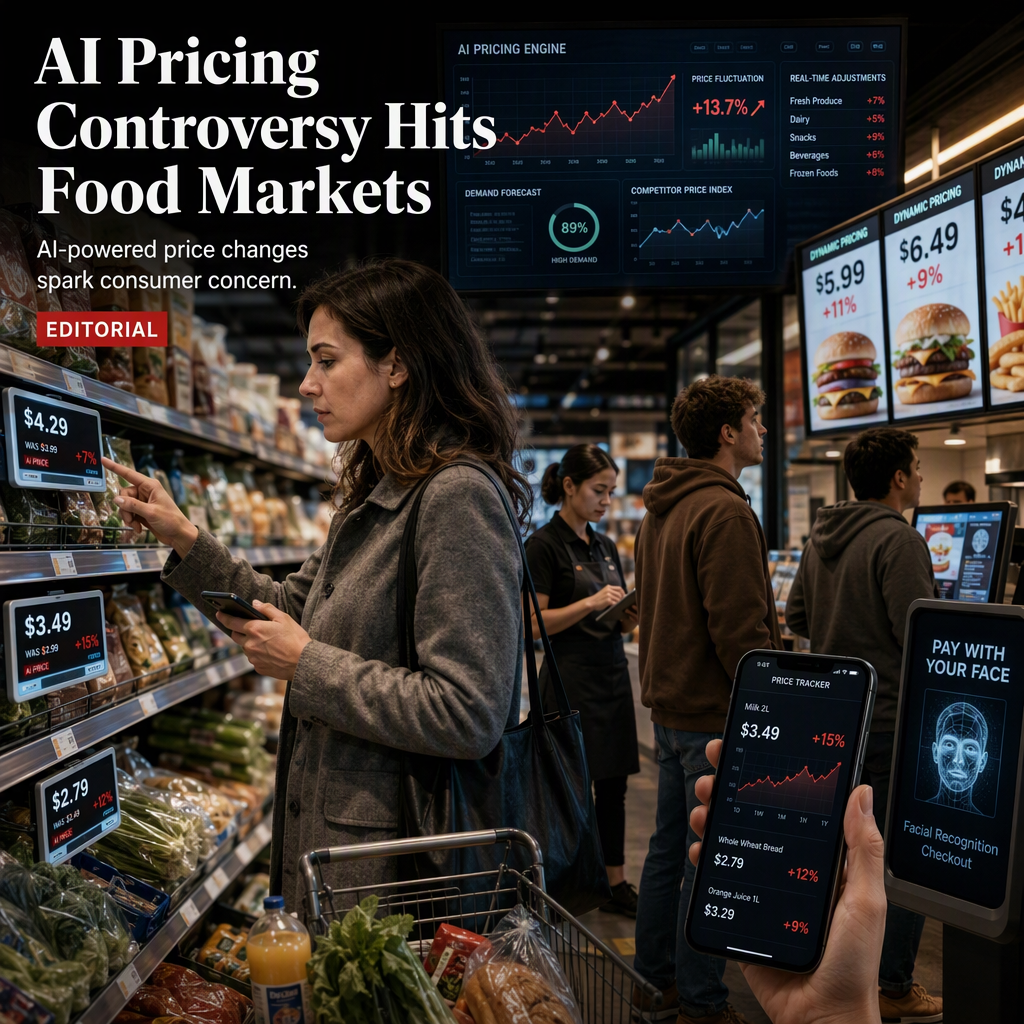 AI-Driven Dynamic Pricing Sparks Concerns Over Grocery and Fast Food Costs