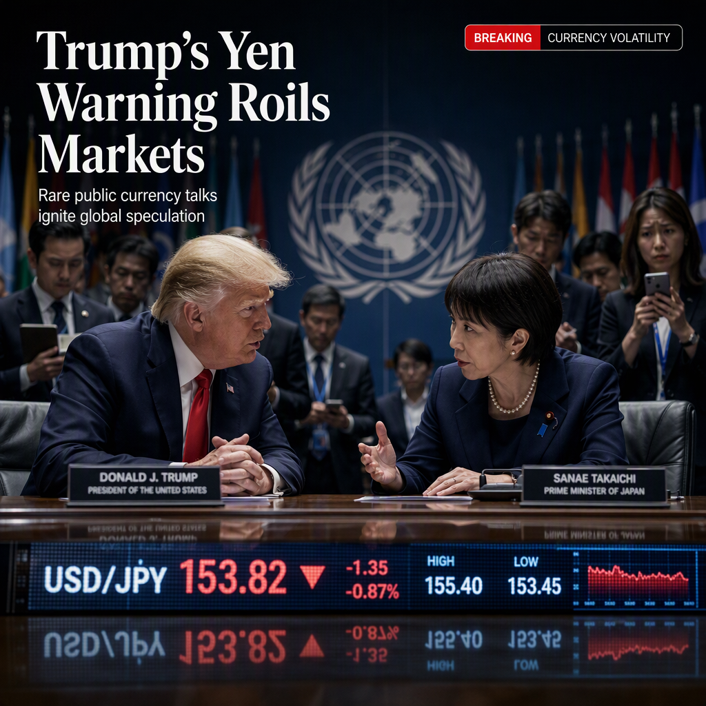 Trump's Concerns Over Weak Yen Spark Market Volatility and Speculation on U.S.-Japan Policy Moves