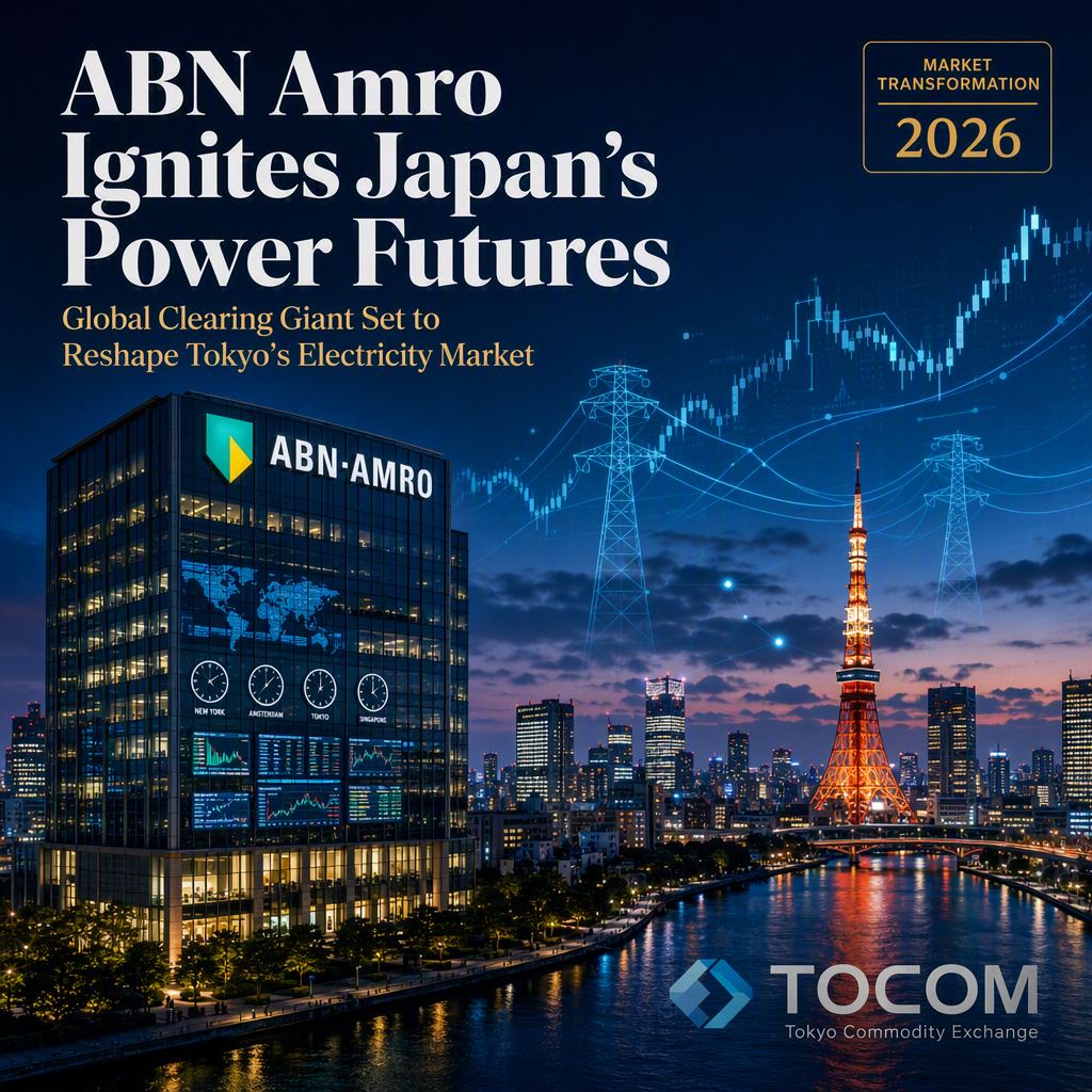 ABN Amro Clearing Set to Transform Japan's Electricity Futures Market with TOCOM Entry
