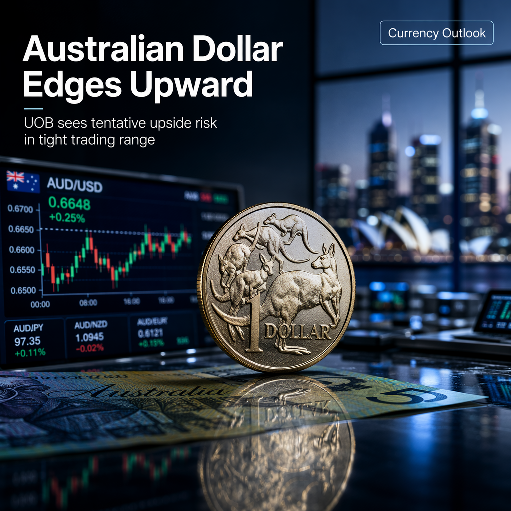 Australian Dollar Shows Tentative Upside Risk Amid Tight Trading Range, Says UOB