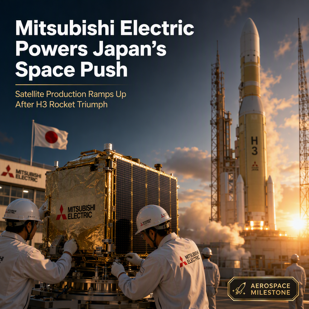 Mitsubishi Electric to Boost Satellite Production Following Japan's Successful H3 Rocket Launch