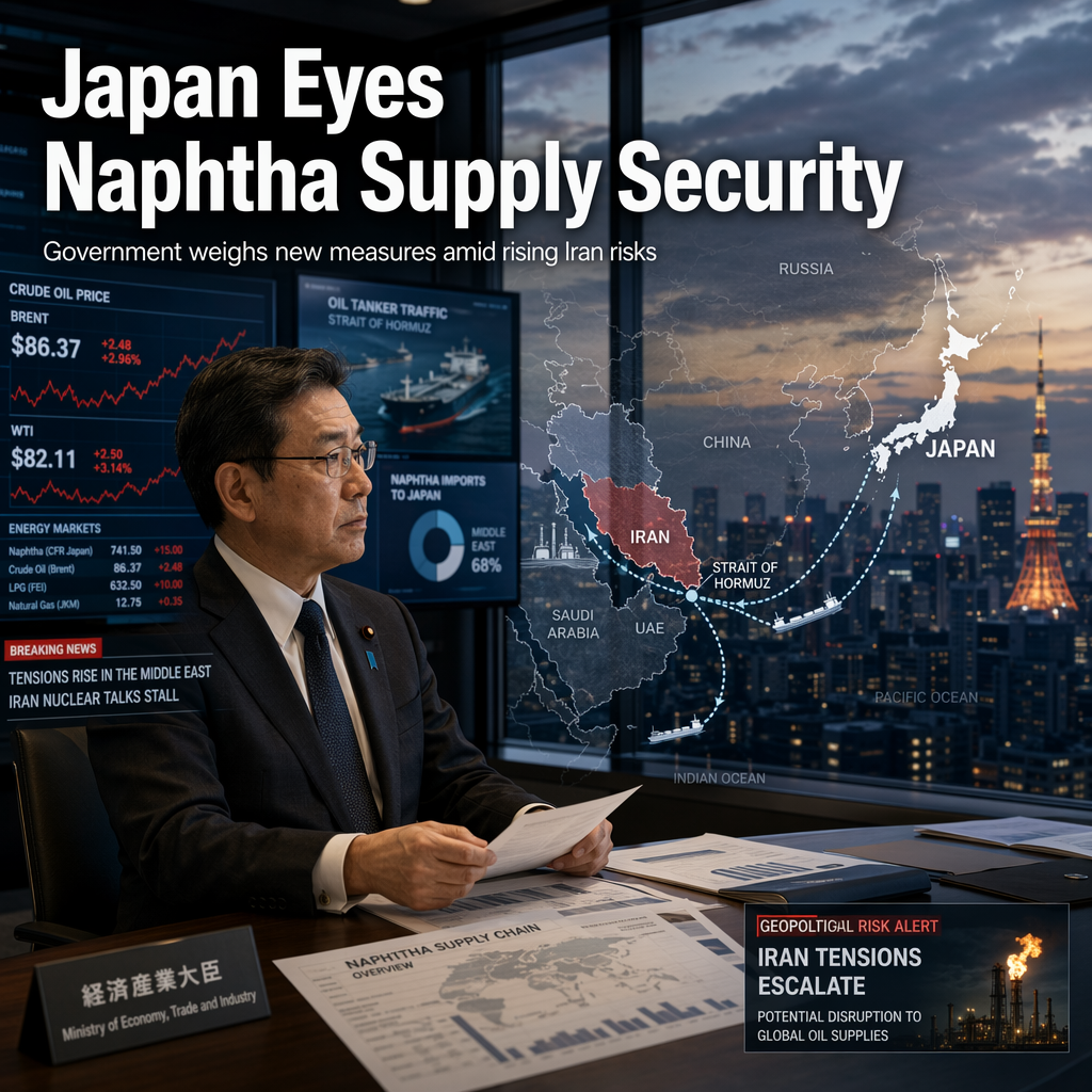 Japanese Government Considers Naphtha Supply Measures Amid Rising Geopolitical Risks in Iran