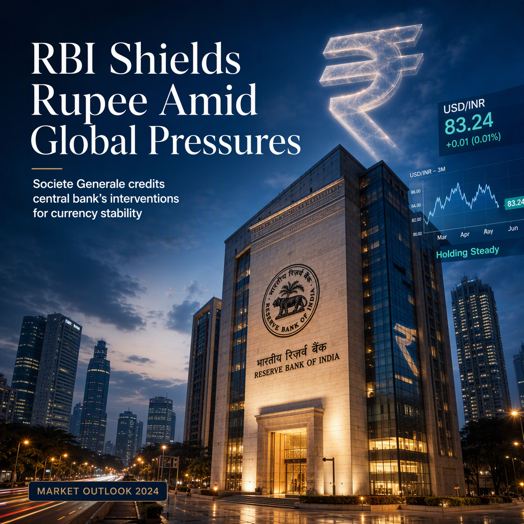 RBI Interventions Prevent Indian Rupee Slide Against US Dollar, Societe Generale Reports