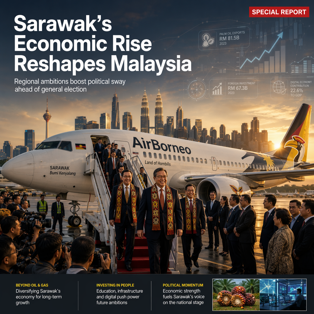 Sarawak's Economic Initiatives Boost Political Influence Ahead of Malaysia's General Election