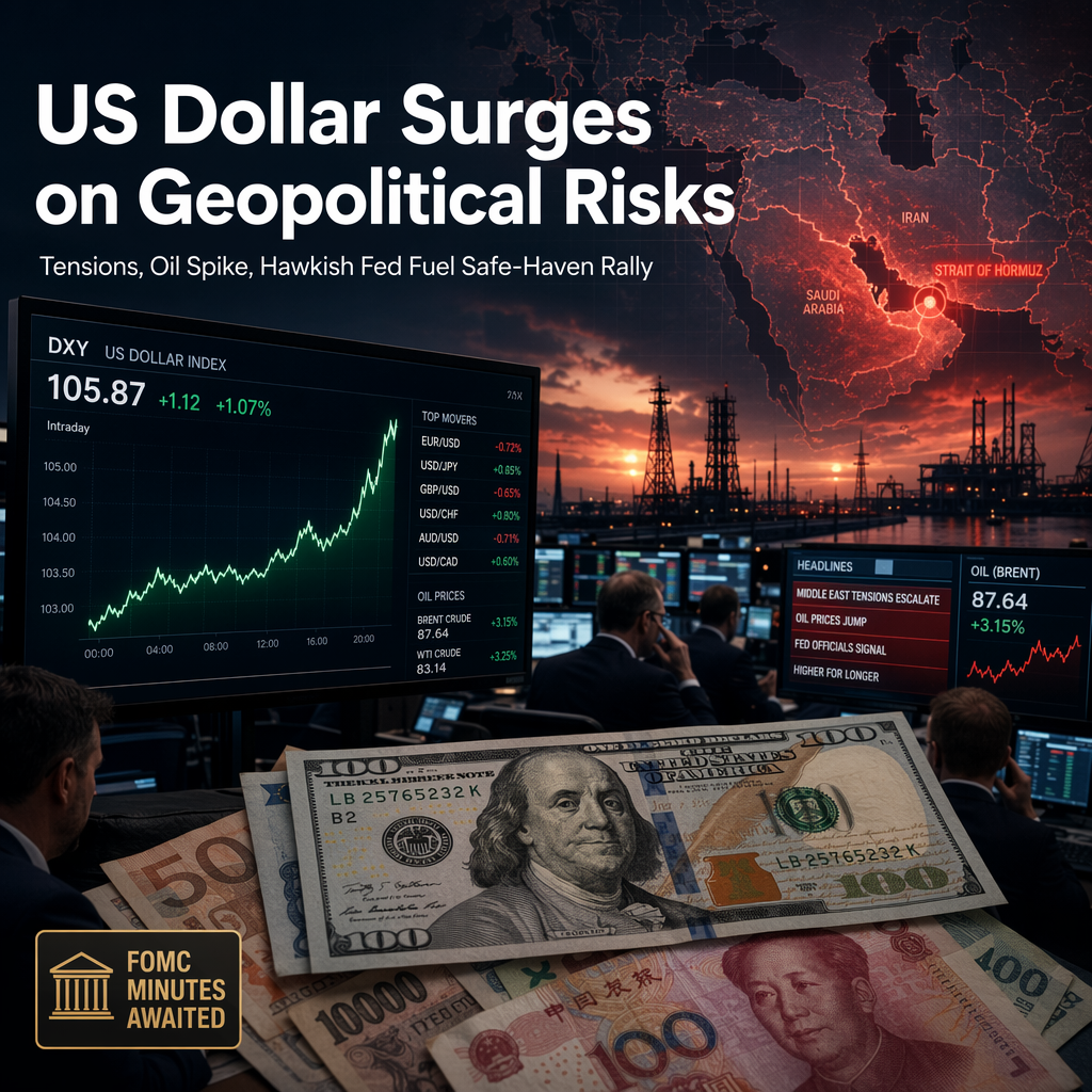 US Dollar Index Rises Amid Middle East Tensions and Hawkish Fed Outlook
