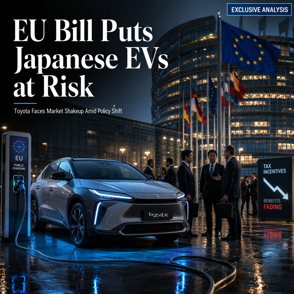 Proposed 'Made in EU' Bill Threatens Japanese EV Makers' Market Position in Europe