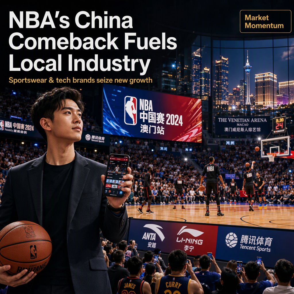 NBA's Return to China Spurs Growth for Local Sportswear and Tech Companies