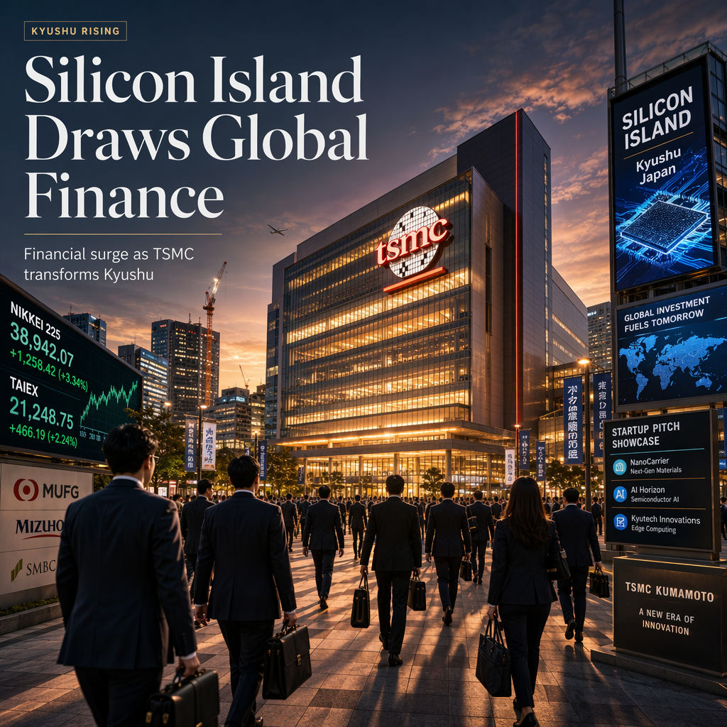 Financial Institutions Flock to Kyushu as TSMC Spurs Semiconductor Investment Boom