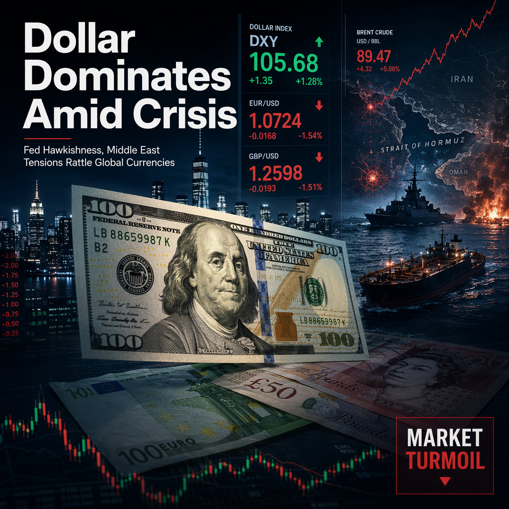 US Dollar Surges as Fed Hawkishness and Middle East Tensions Trigger Global Currency Selloff