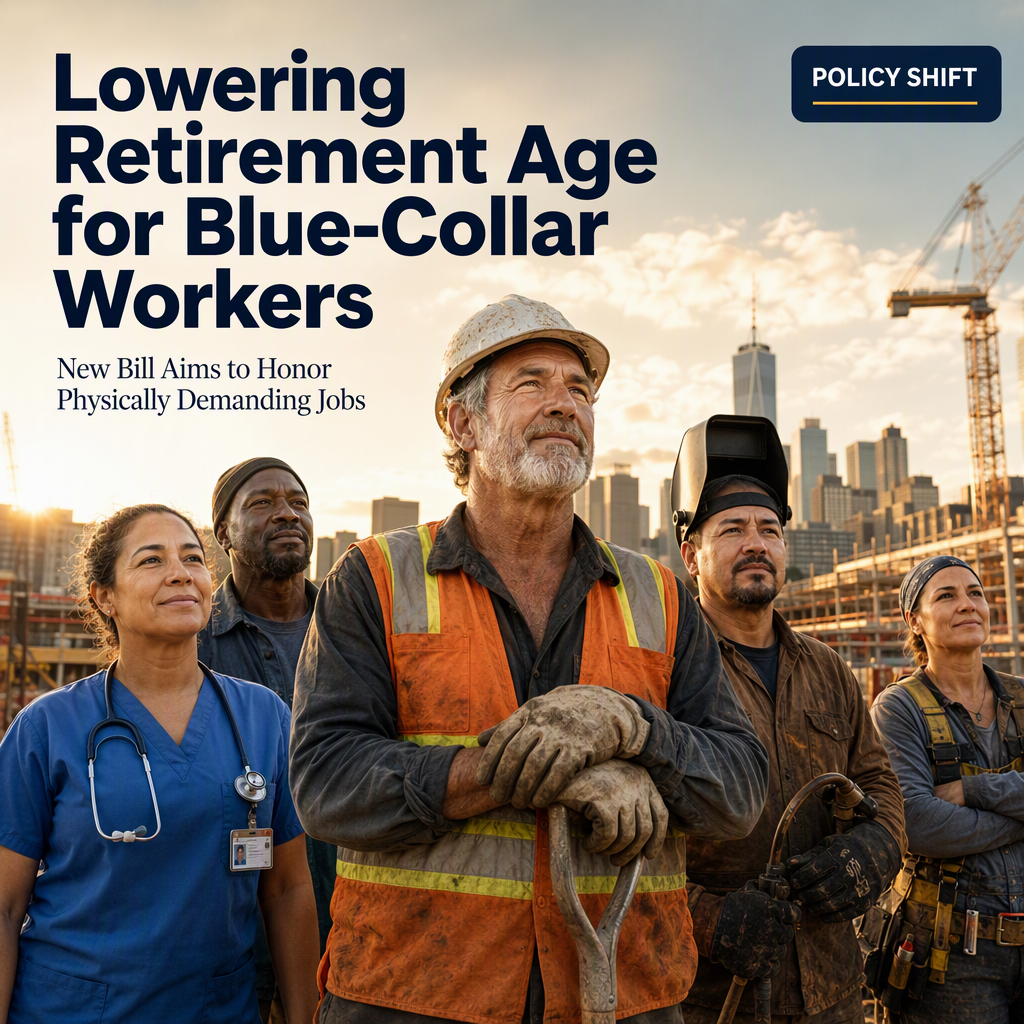 New Bill Proposes Lowering Social Security Retirement Age to 60 for Physically Demanding Jobs