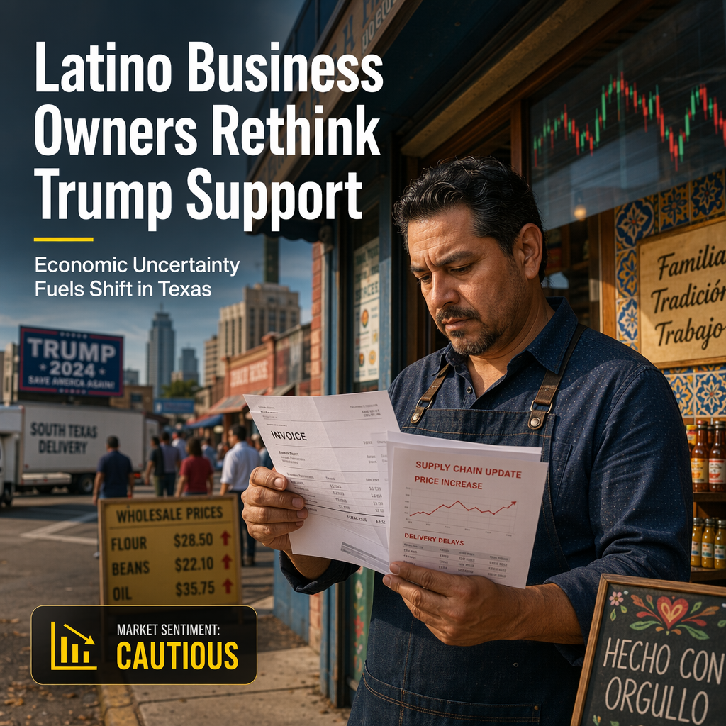 Latino Business Owners in Texas Reconsider Trump Support Amid Economic Concerns