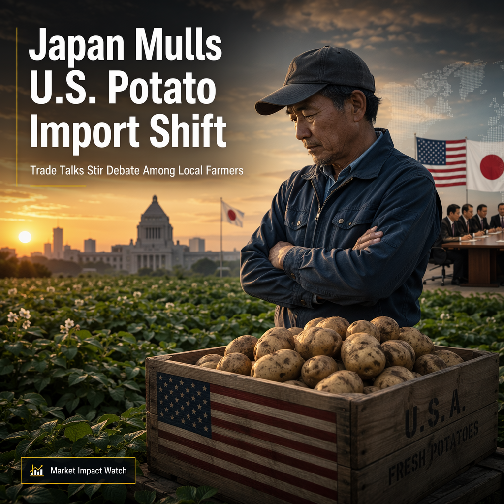 Japan Considers Lifting Ban on U.S. Fresh Potato Imports Amid Trade Negotiations