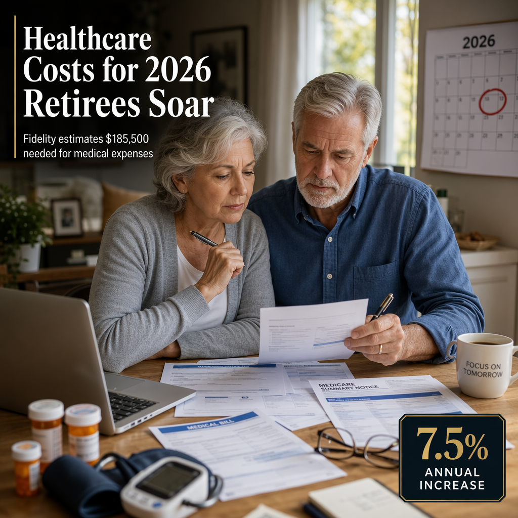 Fidelity Projects $185,500 in Healthcare Costs for 2026 Retirees, Marking 7.5% Annual Increase