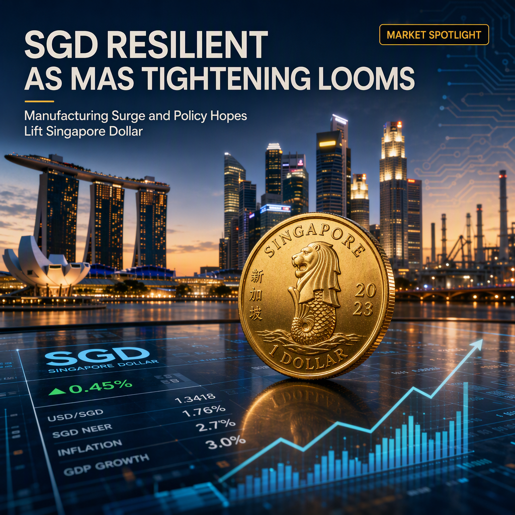Singapore Dollar Holds Firm as MAS Tightening Expectations Rise on Strong Manufacturing Data