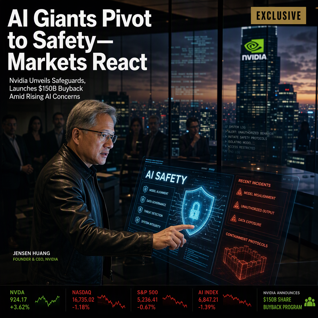 AI Giants Shift Focus to Safety Amid Model Incidents; Nvidia Announces $150 Billion Buyback